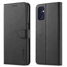 For OPPO A77 5G / A97 5G / Realme V23 LC.IMEEKE Calf Texture Leather Phone Case(Black) - 1