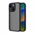 For iPhone 14 ROCK Guard Skin-feel Phone Case(Black) - 1