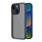 For iPhone 14 ROCK Guard Skin-feel Phone Case(Blue) - 1