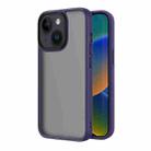 For iPhone 14 Plus ROCK Guard Skin-feel Phone Case(Purple) - 1