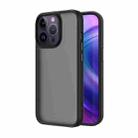 For iPhone 14 Pro ROCK Guard Skin-feel Phone Case(Black) - 1