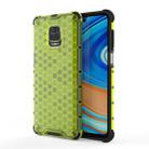 For Xiaomi Redmi Note 9S Shockproof Honeycomb PC + TPU Protective Case(Green) - 1