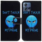 For Motorola Moto S30 Pro 5G / Edge 30 Fusion Coloured Drawing Leather Phone Case(Anger) - 1