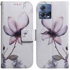 For Motorola Moto S30 Pro 5G / Edge 30 Fusion Coloured Drawing Leather Phone Case(Magnolia) - 1