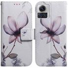 For Motorola Moto X30 Pro 5G / Edge 30 Ultra Coloured Drawing Leather Phone Case(Magnolia) - 1