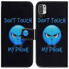 For Xiaomi Redmi Note 11T Pro / 11T Pro+ 5G Coloured Drawing Leather Phone Case(Anger) - 1