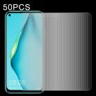 50 PCS 0.26mm 9H Surface Hardness 2.5D Explosion-proof Tempered Glass Non-full Screen Film For Huawei P40 Lite - 1