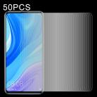 50 PCS 0.26mm 9H Surface Hardness 2.5D Explosion-proof Tempered Glass Non-full Screen Film For Huawei Y9s - 1