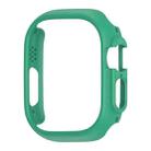 For Apple Watch Ultra 49mm PC Hollow Electroplating Protective Case(Light Green) - 1