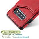 For Galaxy S10+ Shockproof Calf Texture Protective Case with Holder & Card Slots & Frame(Coffee) - 6