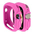 For Apple Watch Ultra 49mm Candy TPU Protective Case(Pink) - 1