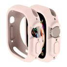 For Apple Watch Ultra 49mm Candy TPU Protective Case(Light Pink) - 1