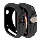 For Apple Watch Ultra 49mm Candy TPU Protective Case(Black) - 1