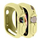 For Apple Watch Ultra 49mm Candy TPU Protective Case(Yellow) - 1