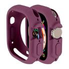 For Apple Watch Ultra 49mm Candy TPU Protective Case(Plum) - 1