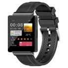 KS01 1.85 Inch Smart Watch Supports Blood Glucose Detection, Blood Pressure Detection, Blood Oxygen Detection(Black) - 1