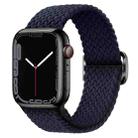 Buckle Nylon Braided Watch Band for Apple Watch Ultra 49mm&Watch Ultra 2 49mm / Series 9&8&7 45mm / SE 3&SE 2&6&SE&5&4 44mm / 3&2&1 42mm(Charcoal) - 1