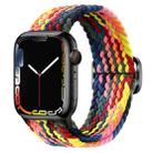 Buckle Nylon Braided Watch Band for Apple Watch Ultra 49mm&Watch Ultra 2 49mm / Series 9&8&7 45mm / SE 3&SE 2&6&SE&5&4 44mm / 3&2&1 42mm(Colorful) - 1