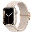 Buckle Nylon Braided Watch Band For Apple Watch Series 8&7 41mm / SE 2&6&SE&5&4 40mm / 3&2&1 38mm(Starlight) - 1