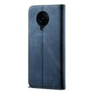 For Xiaomi Redmi K30 Pro / POCO F2 Denim Texture Casual Style Horizontal Flip Leather Case with Holder & Card Slots & Wallet(Blue) - 3