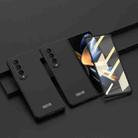 For Samsung Galaxy Z Fold4 GKK Integrated Ultra-thin Full Coverage Phone Flip Case(Black) - 1