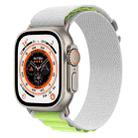 For Apple Watch Ultra 49mm Nylon Watch Band (Grey Green) - 1