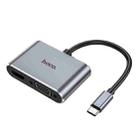 hoco HB29 Easy-lead USB-C / Type-C Multifunction Converter HDTV+VGA HUD(Tarnish) - 1