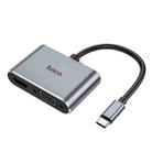 hoco HB30 USB-C / Type-C Multifunction Converter HDTV+VGA+USB3.0+PDHUD(Tarnish) - 1