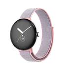 For Google Pixel Watch Nylon Woven Watch Band(Powder Sand) - 1