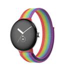 For Google Pixel Watch Nylon Woven Watch Band(Colorful) - 1