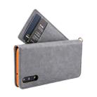 For Huawei P20 CMai2 Kaka Series Litchi Texture Horizontal Flip Leather Case with Holder & Card Slots(Grey) - 6