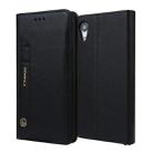 For iPhone XR CMai2 Kaka Series Litchi Texture Horizontal Flip Leather Case with Holder & Card Slots(Black) - 1