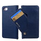 For iPhone SE 2022 / SE 2020 / 8 / 7 CMai2 Kaka Series Litchi Texture Horizontal Flip Leather Case with Holder & Card Slots(Blue) - 1