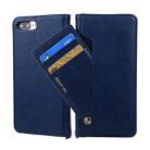 For iPhone 8 Plus / 7 Plus CMai2 Kaka Series Litchi Texture Horizontal Flip Leather Case with Holder & Card Slots(Blue) - 1