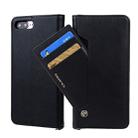 For iPhone 8 Plus / 7 Plus CMai2 Kaka Series Litchi Texture Horizontal Flip Leather Case with Holder & Card Slots(Black) - 1