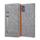 For iPhone 11 CMai2 Kaka Series Litchi Texture Horizontal Flip Leather Case with Holder & Card Slots(Grey) - 1