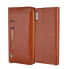 For iPhone XS / X CMai2 Kaka Series Litchi Texture Horizontal Flip Leather Case with Holder & Card Slots(Brown) - 1