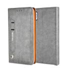 For iPhone XS / X CMai2 Kaka Series Litchi Texture Horizontal Flip Leather Case with Holder & Card Slots(Grey) - 1