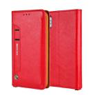 For iPhone XS Max CMai2 Kaka Series Litchi Texture Horizontal Flip Leather Case with Holder & Card Slots(Red) - 1