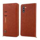 For Galaxy Note10 CMai2 Kaka Series Litchi Texture Horizontal Flip Leather Case with Holder & Card Slots(Brown) - 1
