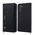 For Galaxy Note10 CMai2 Kaka Series Litchi Texture Horizontal Flip Leather Case with Holder & Card Slots(Black) - 1