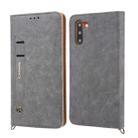 For Galaxy Note10+ CMai2 Kaka Series Litchi Texture Horizontal Flip Leather Case with Holder & Card Slots(Grey) - 1