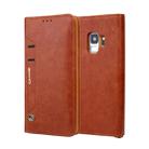 For Galaxy S9 CMai2 Kaka Series Litchi Texture Horizontal Flip Leather Case with Holder & Card Slots(Brown) - 1