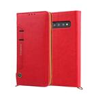 For Galaxy S10 CMai2 Kaka Series Litchi Texture Horizontal Flip Leather Case with Holder & Card Slots(Red) - 1