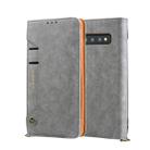 For Galaxy S10+ CMai2 Kaka Series Litchi Texture Horizontal Flip Leather Case with Holder & Card Slots(Grey) - 1