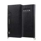 For Galaxy S10+ CMai2 Kaka Series Litchi Texture Horizontal Flip Leather Case with Holder & Card Slots(Black) - 1