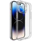 For iPhone 14 Pro imak UX-5 Series Shockproof TPU Protective Phone Case(Transparent) - 1