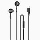 awei PC-1T 1.2m Mini Stereo Semi In-ear Earphones(Black) - 1