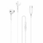 awei PC-1T 1.2m Mini Stereo Semi In-ear Earphones(White) - 1