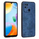 For Xiaomi Redmi 10C / 10 Indian AZNS 3D Embossed Skin Feel Phone Case(Sapphire Blue) - 1